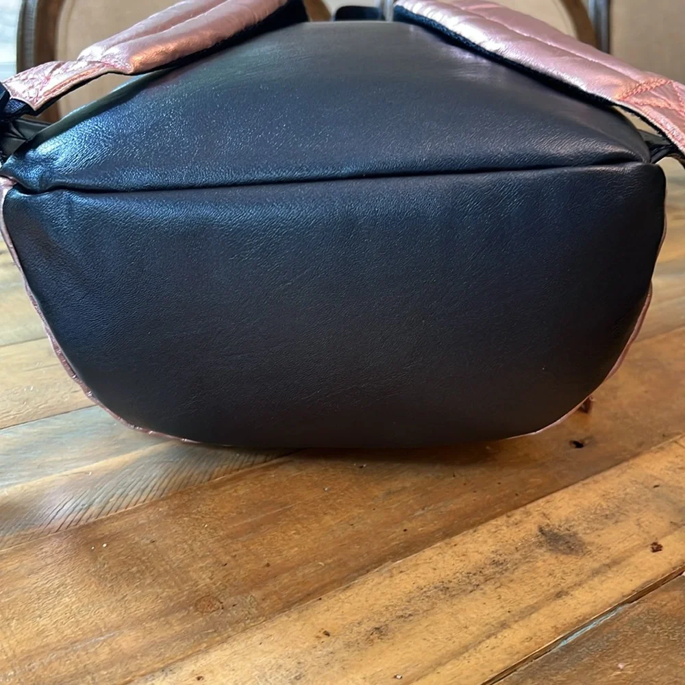 Gap kids blue gold pink metallic backpack. EUC weathered look travel vacation